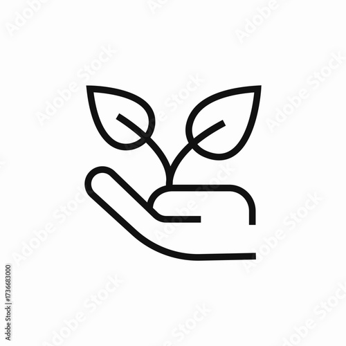 plant care nature icon sign vector