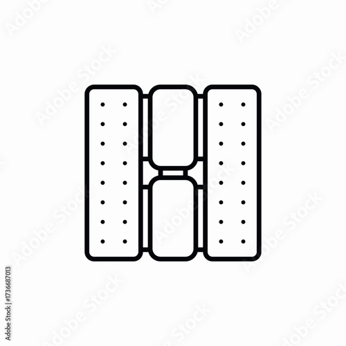 washboard laundry icon sign vector