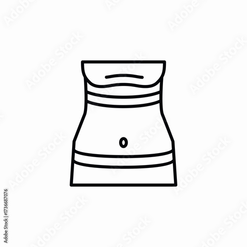 weight loss female icon sign vector