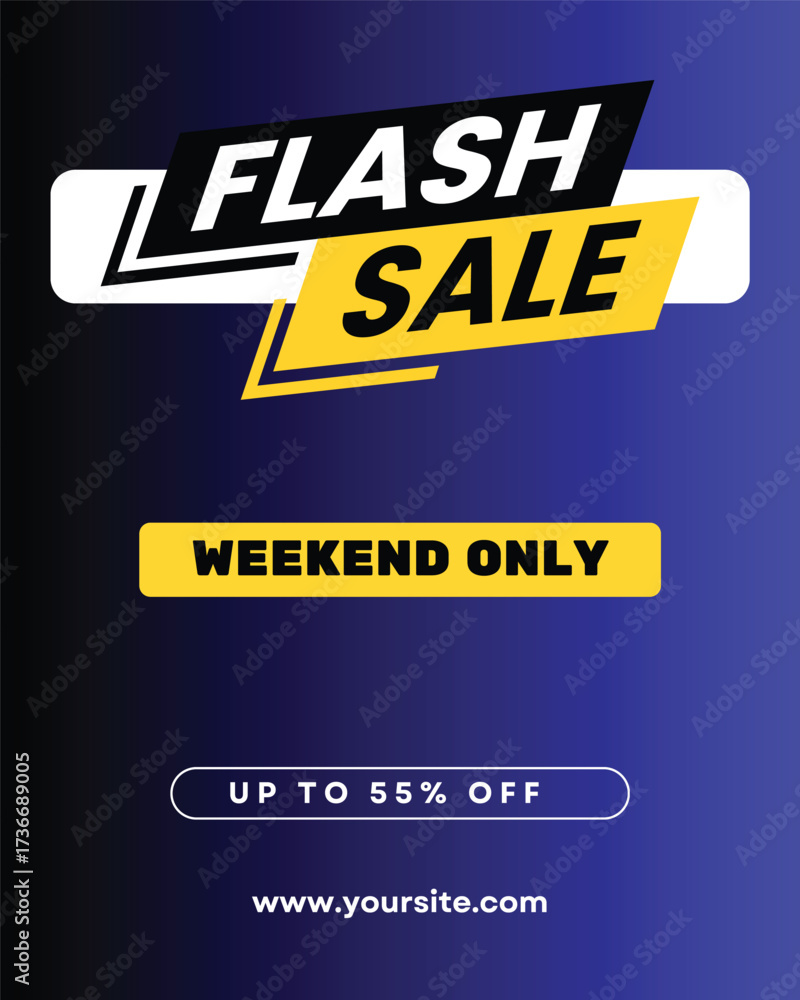 Fototapeta premium White and Red Torn Paper New Collection Fashion Instagram Post.eps