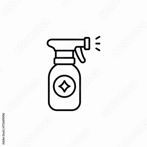 air freshener spray icon sign vector