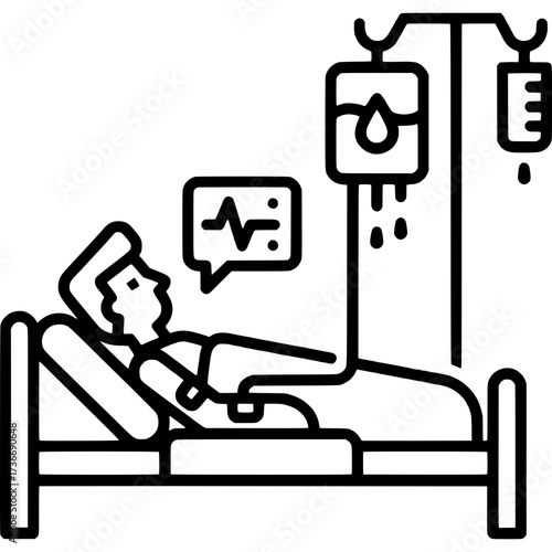 Blood Transfusion Icon