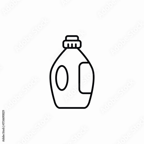 cleaning detergent laundry icon sign vector