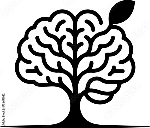 Tree Brain Growing Cultivating Knowledge, Intelligence, and Nature