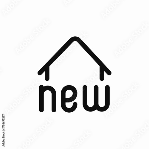 new house icon sign vector