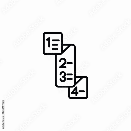 bill invoice icon sign vector