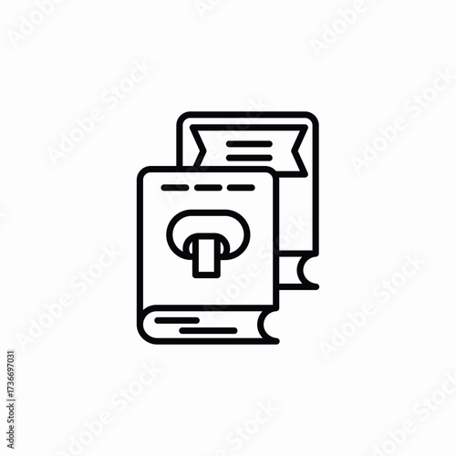 books knowledge icon sign vector