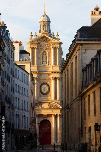 Church of Saint-Paul-Saint-Louis, Marais (4th arrondissement), Paris, France. A 17th century church .