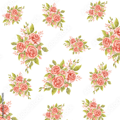 Vintage Style Wedding Invitation Background