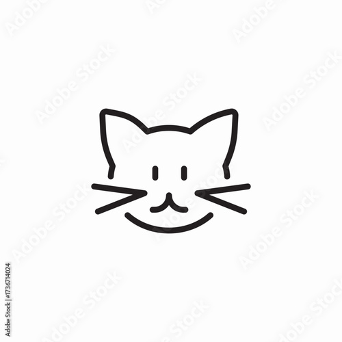 cat pet icon sign vector