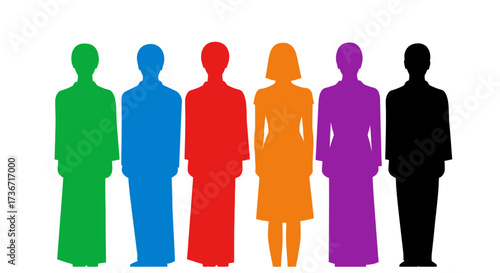 A Diverse Group of People Representing Different Backgrounds and Identities Standing Together in Unity and Equality