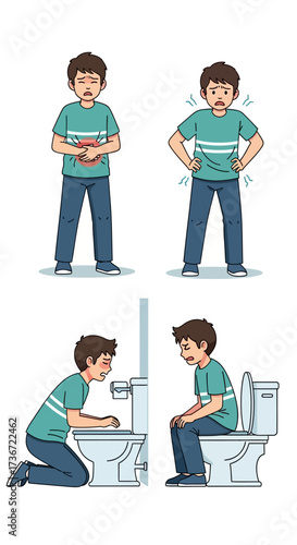 Understanding Digestive Discomfort and Gastrointestinal Issues Experiencing Stomach Pain and Nausea Leading to Vomiting and Bowel Movements