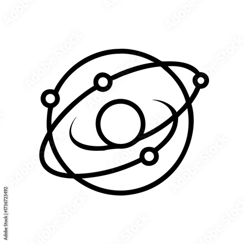 show the concentric orbital paths of planets each