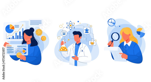 Analyzing Scientific Research and Financial Data for Business Insights and Innovation