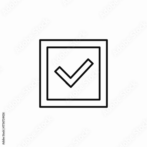 check box icon sign vector