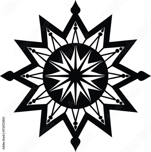 Abstract geometric shapes and lines forms dynamic futuristic pattern texture isolated on transparent background