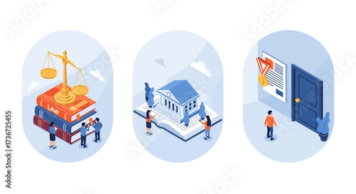 Understanding Legal Concepts and Societal Structures Through Visual Representation and Interactive Exploration