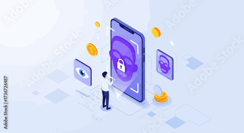 Secure digital identity verification using facial recognition technology for user authentication and access control