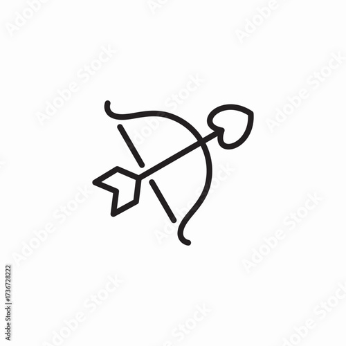 arrow throw icon sign vector