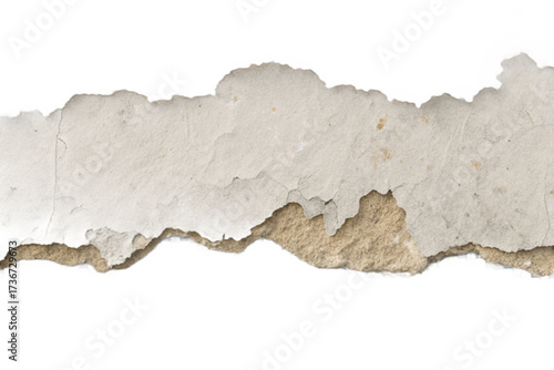 torn paper with burnt edges