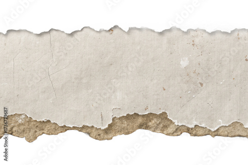 torn paper with burnt edges