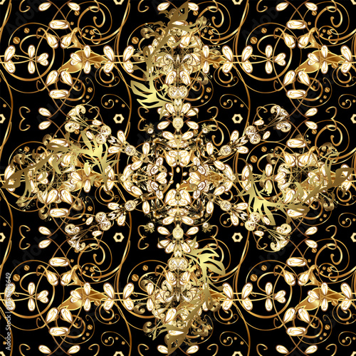 black and white seamless pattern