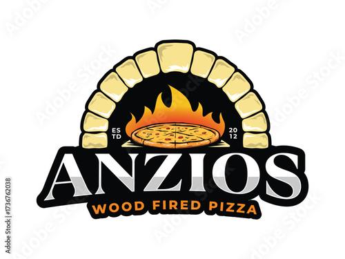 Anzios Wood Fired Pizza Logo
