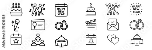 Celebrating special occasions with symbols of joy, love, and togetherness in various activities and events