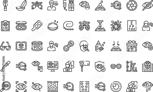 Medical and healthcare- Icons Modern Illustration Symbol Design Template for Web and Mobile UI. Editable Stroke Pictogram for Business Projects and Apps.