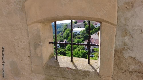 Znojmo, Czech Republic - August 10, 2025: Cityscape. Urban architecture. Street view