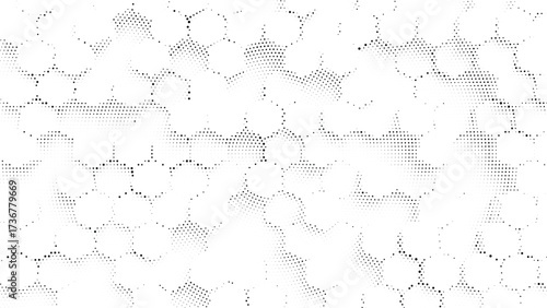 Abstract hexagon honeycomb texture with dense geometric grid pattern clean minimal background useful for poster flyer banner wallpaper and modern digital design projects