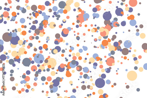 Light multicolor background, colorful vector texture with circles. Splash effect banner. Glitter silver dot abstract illustration with blurred drops of rain. Pattern for web page, banner,poster, card.