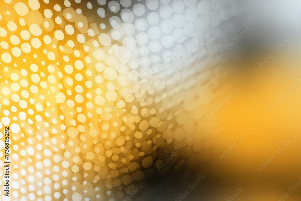 Naklejka premium Vibrant abstract background with blurred circular dot pattern and warm tones creating a mesmerizing visual effect