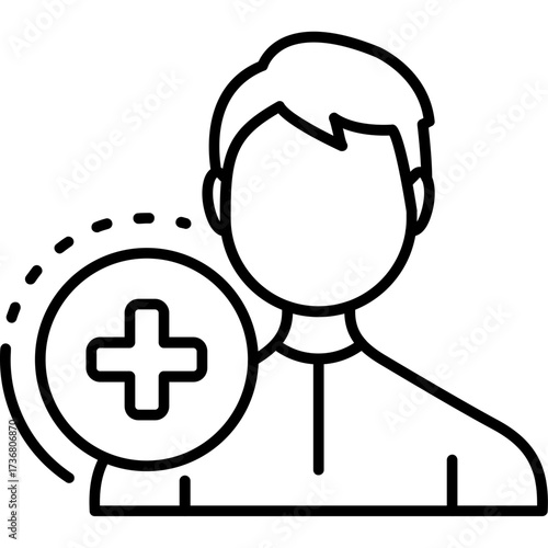 User Add Outline Icon