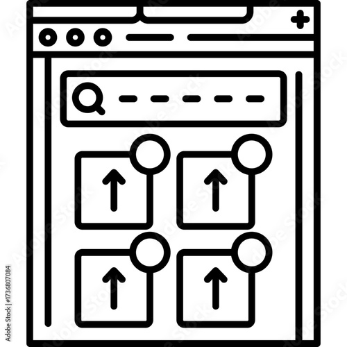 Upload Outline Icon