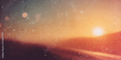 Cinematic film overlay with grain noise and light leaks for vintage backgrounds