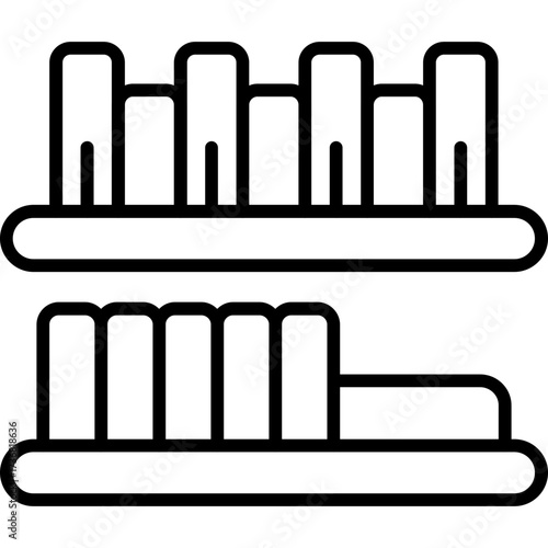 A conceptual vector illustration of a business graph icon or chart symbol suitable for web design and finance infographic use