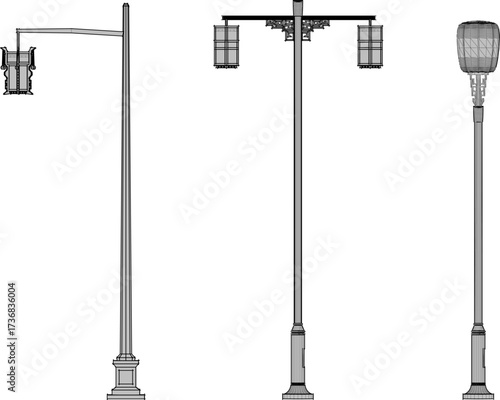 sketch vector illustration design lantern garden field old classic vintage ethnic traditional chinese 