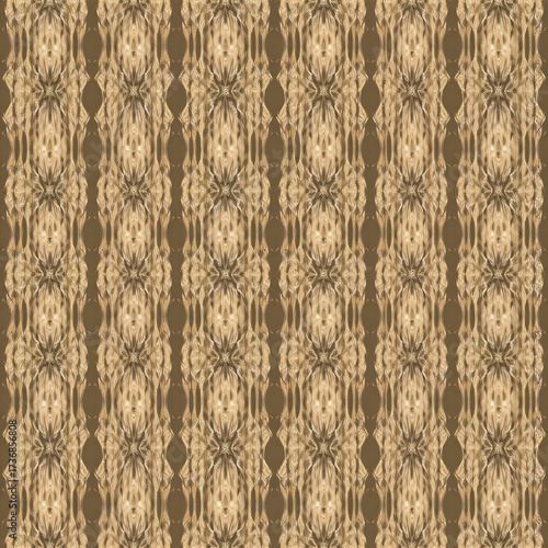 Modern Geometric Grid Ellipse Seamless Pattern