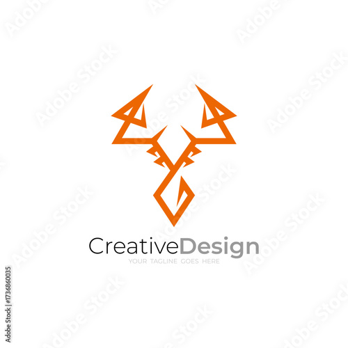 Scorpion logo, a powerful and highly poisonous animal that is deadly