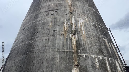 World War II Era Spitzbunker Model Displaying Unique Distress Patterns