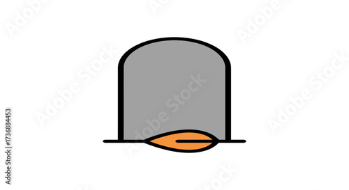 Tombstone memorial with leaf symbolizing remembrance and loss set in a quiet mournful cemetery landscape ideal for memorial services.
