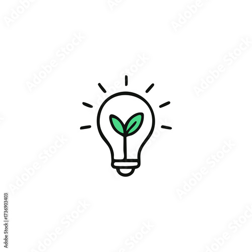 Sprout in a bulb
