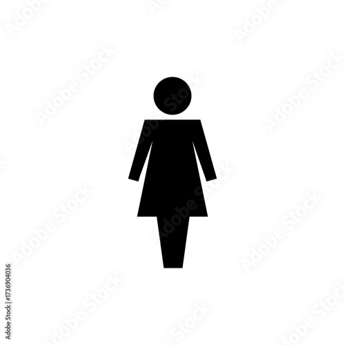 Female icon vector for web and mobile app. woman sign and symbol