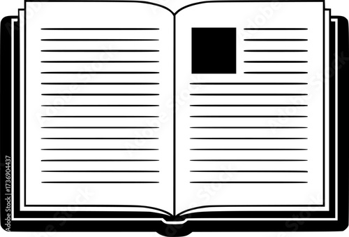 Notebook icon design illustration. icon concept in flat
