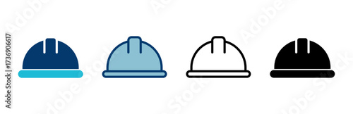 Helmet icon vector isolated on white background. Motorcycle helmets. Racing helmet. construction helmet icon. Safety helmet