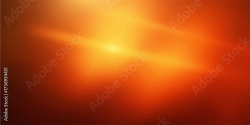 Abstract orange and red background with rays and glowing light effects