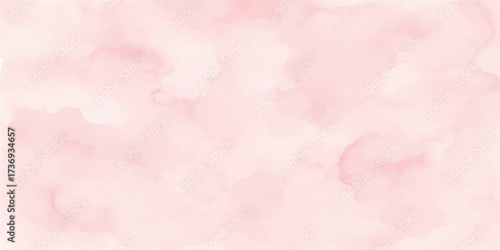 Fototapeta premium Pink abstract watercolour background with texture and copy space