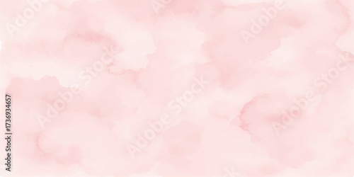 Pink abstract watercolour background with texture and copy space