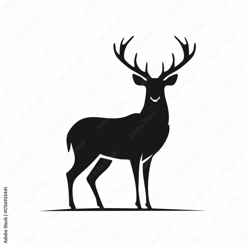 Obraz premium deer vector icon design